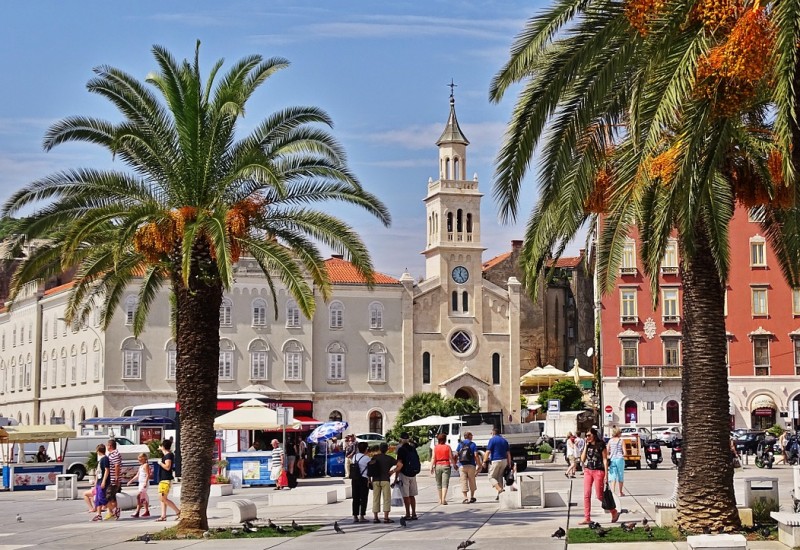 City of Split: Mixture of Ancient and Modern Atmosphere